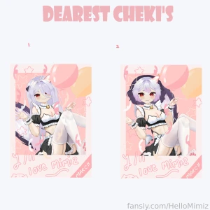 Posting the chekis bases as a little reminder to the dearest cuties