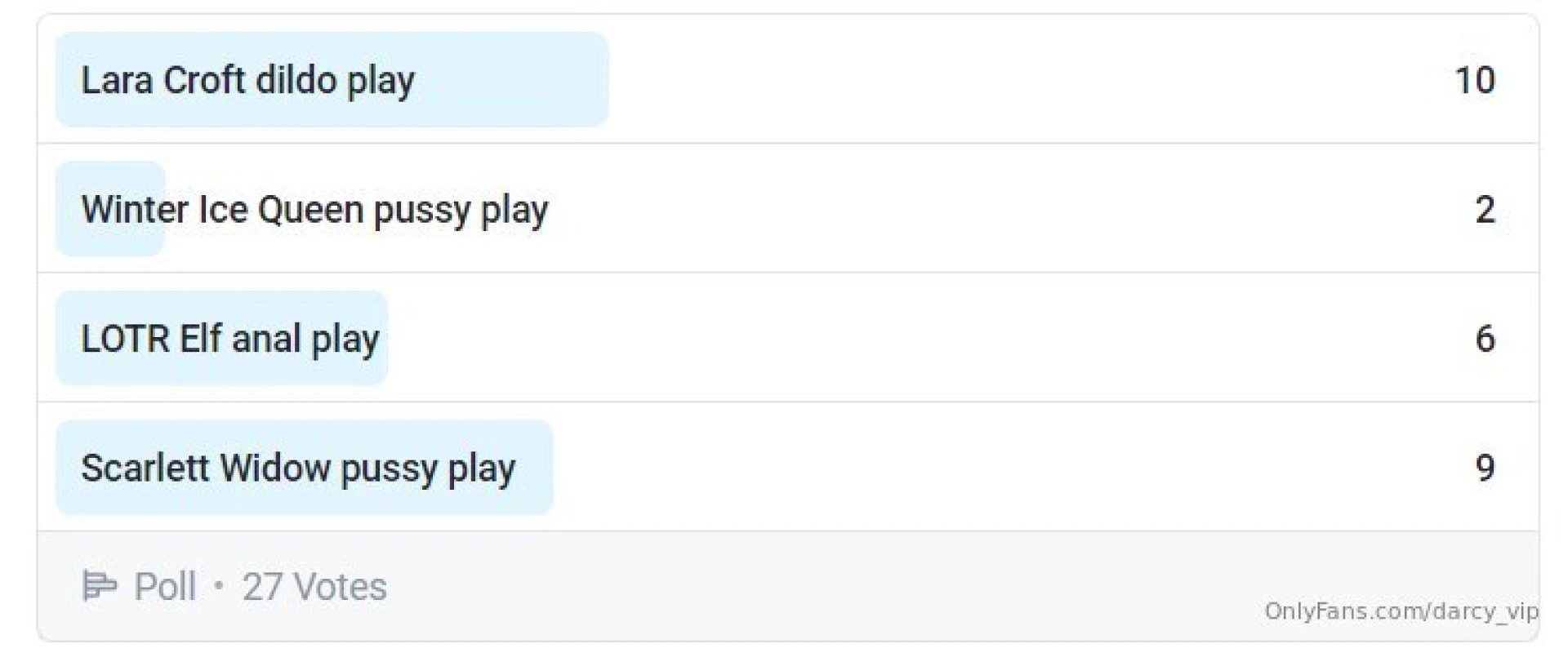 Lara croft dildo play thank you for your votes i ll get creating my 