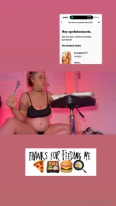 Tip 30 for my first ever 7 minute video of me stuffing my belly with a