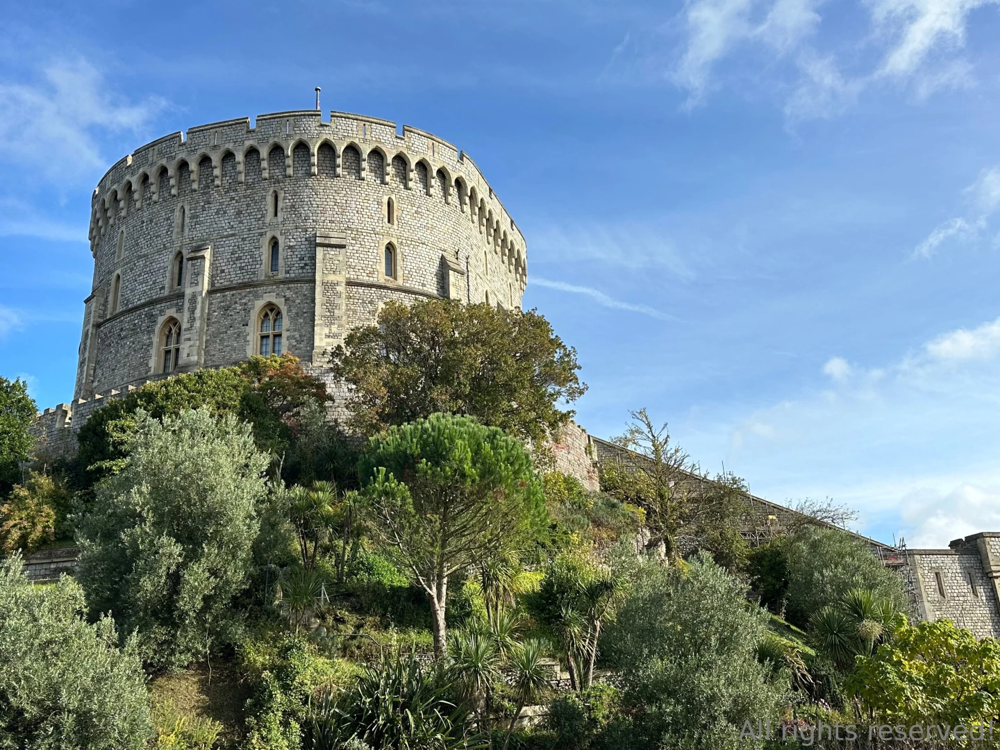 Windsor castle is located in the english town of windsor in the south part 1 