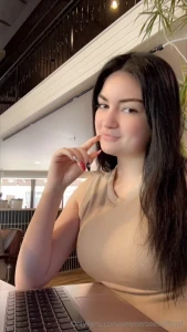 Always working early morning coffee shop