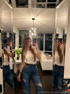 One girl many reflections but still the same vibe sometimes all you