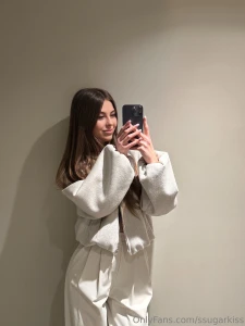 Quick mirror check before heading out ready to enjoy the day where are