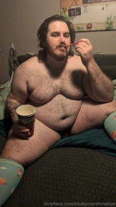 Just a big ice cream eating session