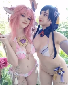 mikomihokina1 - How bad do you wanna head pat yae miko right now nbsp enafox as as yae 