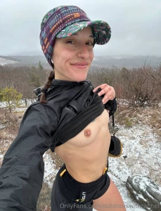 Doesn t really look like spring today can you tell i was really cold