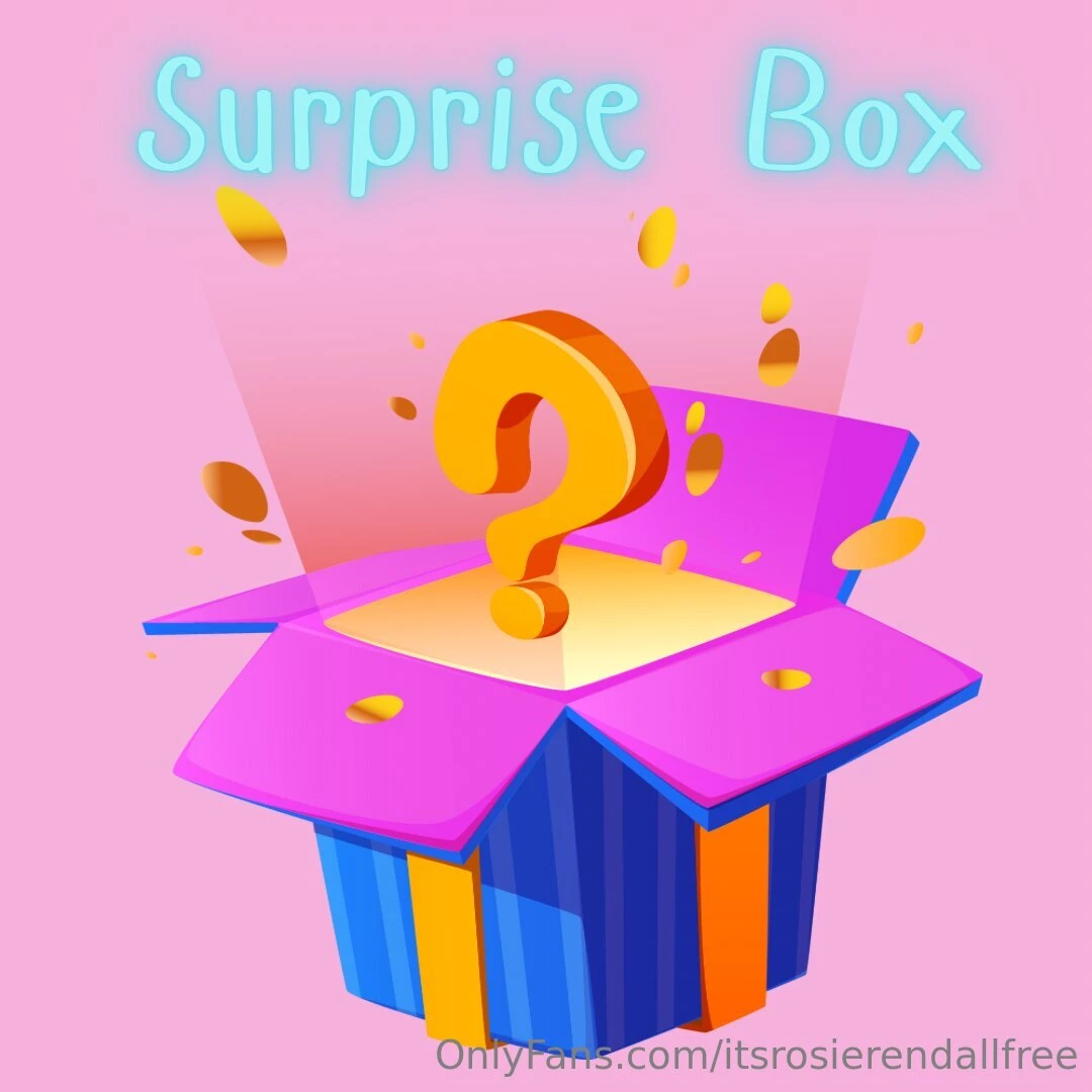 First fan to tip gets my ultimate surprise box full of videos and 