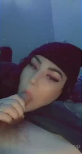 Love sucking dick with makeup on and watching it slowly come off