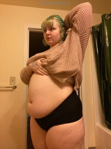 I ate so much last night