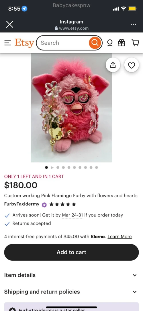 Anyone feel like being my favorite fan ever and getting me this furby 
