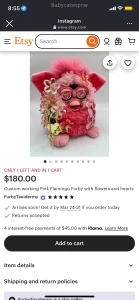 Anyone feel like being my favorite fan ever and getting me this furby