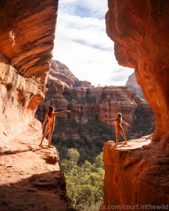 Subway cave in sedona kinda cant believe we pulled this one off this