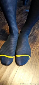 Black sheers on my sexy feet sheers sockedfeet nylonsocks part 2