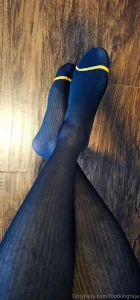 Black sheers on my sexy feet sheers sockedfeet nylonsocks part 3