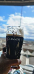 Wonderful experience at the guiness brewery funded by a loyal white
