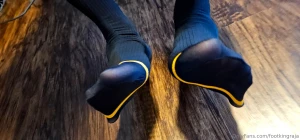 Black sheers are ideal for jerking off to after work sheers nylons part 5