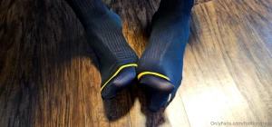 Black sheers are ideal for jerking off to after work sheers nylons part 1