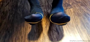 Black sheers are ideal for jerking off to after work sheers nylons part 6