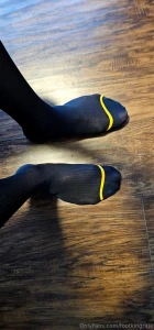 Black sheers are ideal for jerking off to after work sheers nylons part 9