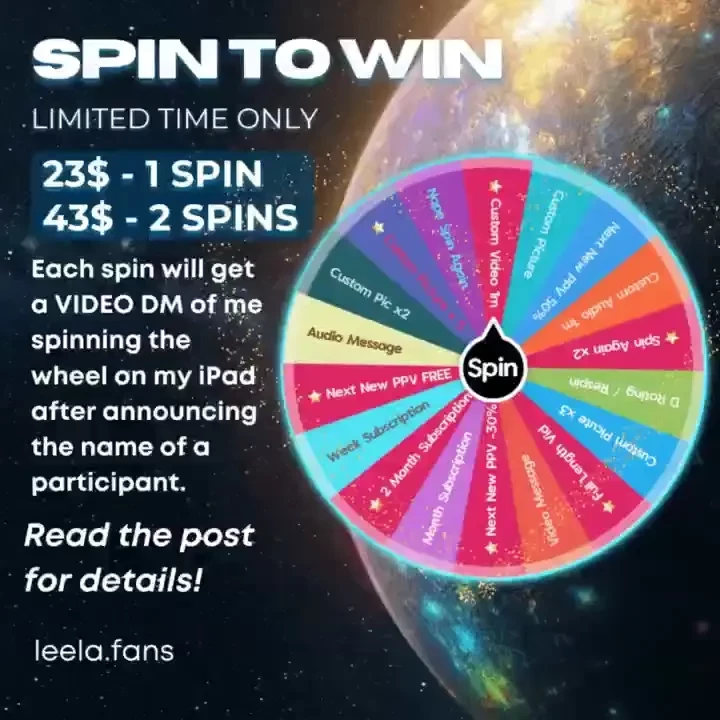 Feeling lucky spin to win paused 23 - 1 spin 43 - 2 spins terms and 