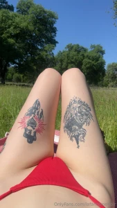 Pov- you find me sunbathing in the woods and i let you watch xx part 1