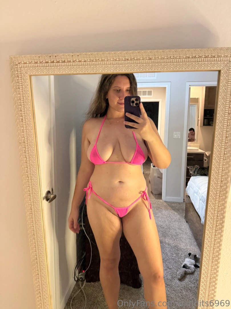 Had a lot of fun trying on my new micro bikini part 2 