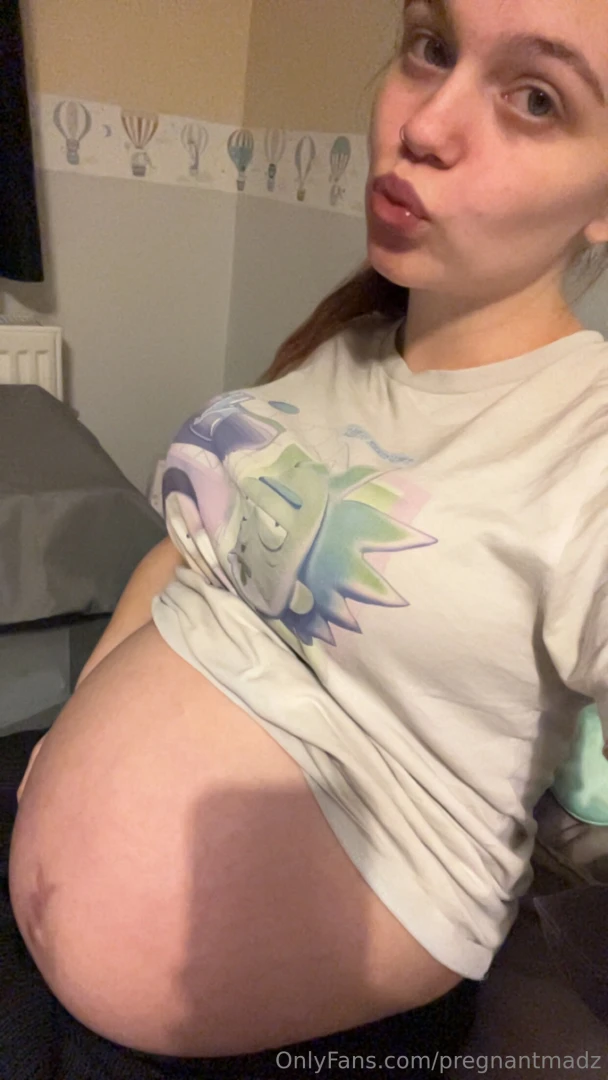 This mummy is ready to pop 