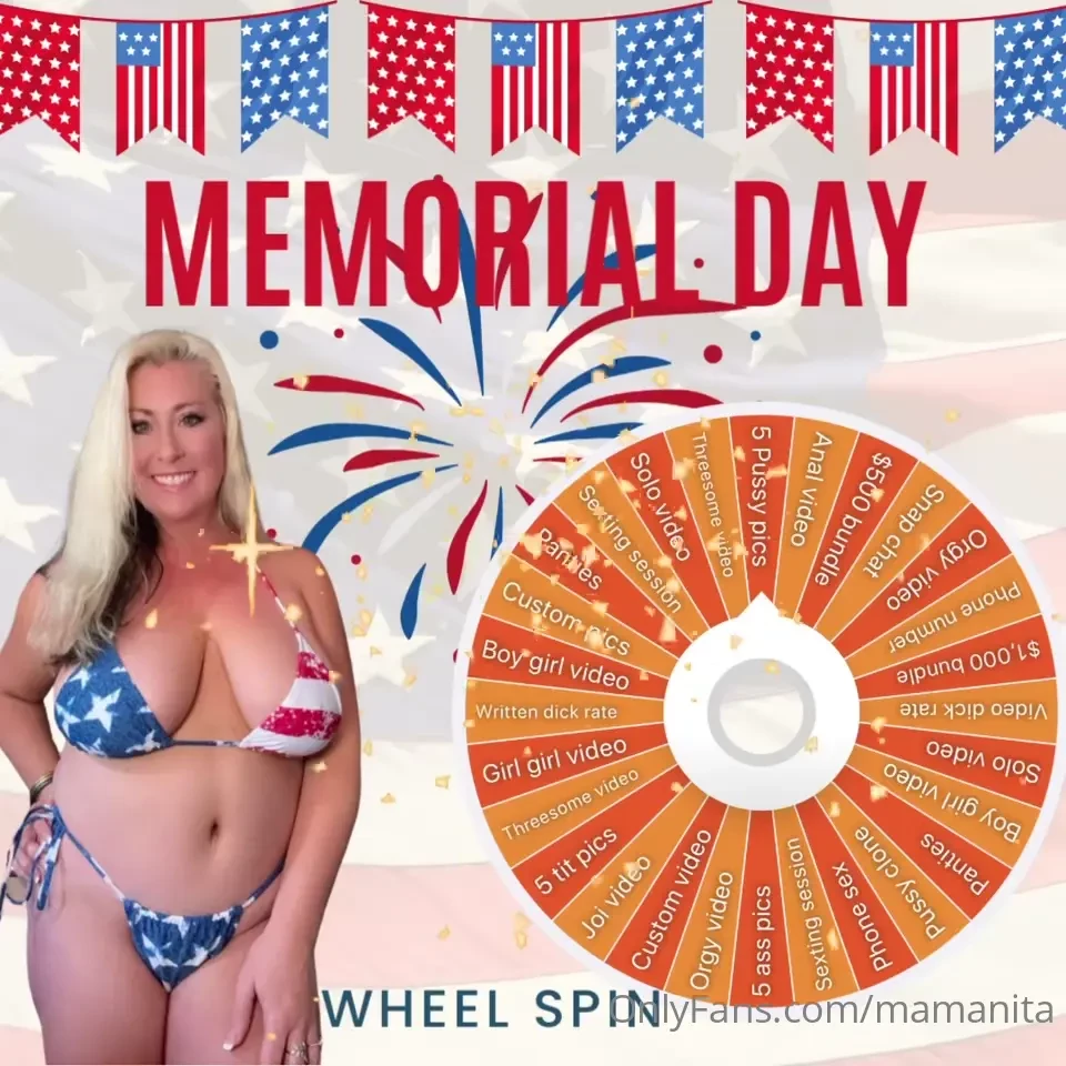 Happy memorial day weekend baby try your luck this weekend with this 