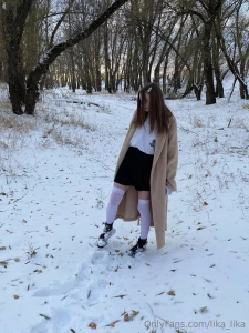 I love going for walks on bright winter days when there is no wind and part 2