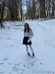 I love going for walks on bright winter days when there is no wind and part 3