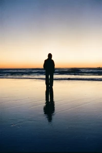 Would you stand with me in the cold on this beach