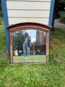 I found a mirror and took advantage