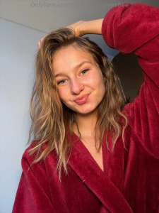 Fresh out of the shower wrapped up just enough care to help me unwind