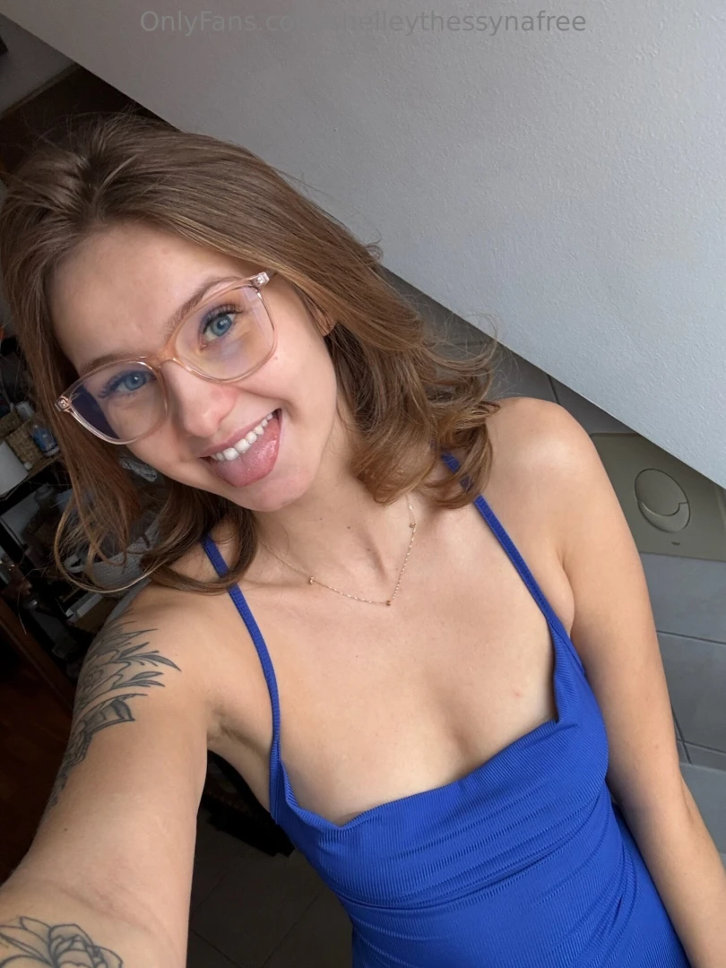 This blue dress might be revealing a little more than intended do you 