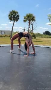 Secretly a pro gymnast