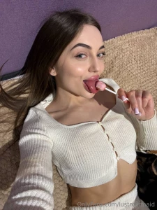 Instead of a lollipop it could have been something else what was it