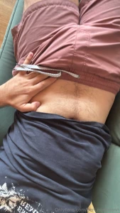 Omg just laying there and melting while touching a little feels great