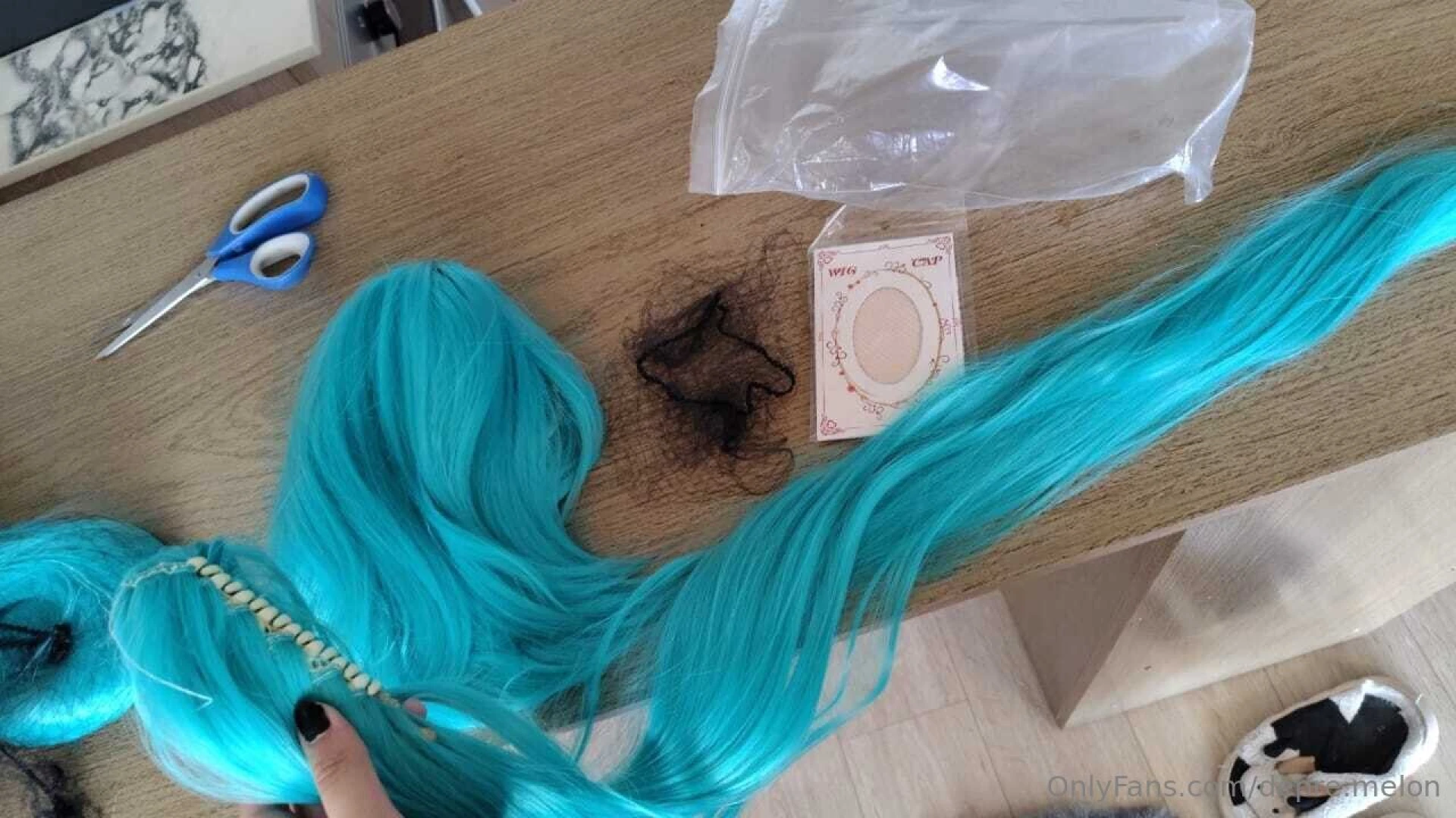 Can you guess that this wig is for if you played fortnite recently 
