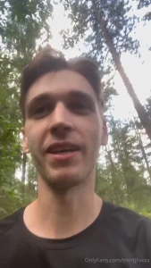 Went hiking freeballing cock swinging couldn t help but stroke through