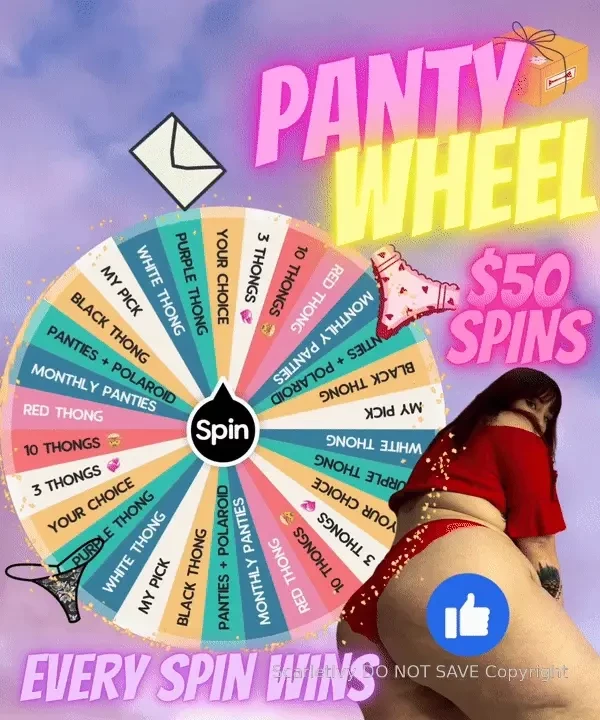 Panty wheel 50 spins amp 