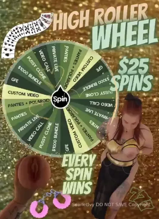 Top prizes 100 chance of winning an insane prize 25 spins max 1 spin 