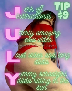 July sale bundle unlock 4 of my best solo videos for some summer fun