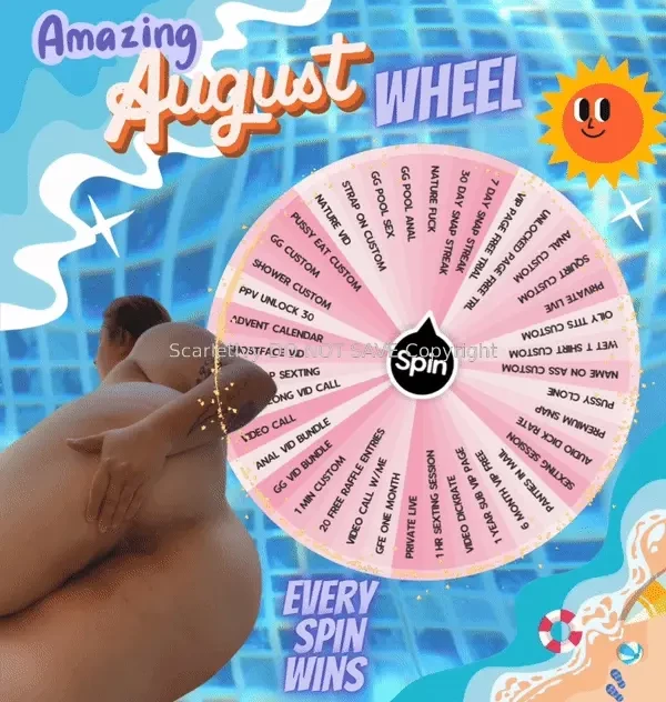 Closed august top prizes 100 chance of winning an insane prize 1 spin 