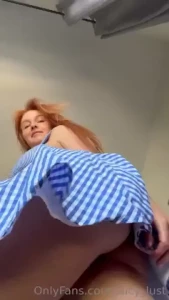 Redheadragonmodel be a viewer of her antics through the hidden camera