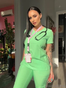 Scrubbed in amp soaked up sins rockin my scrubs but feelin far from
