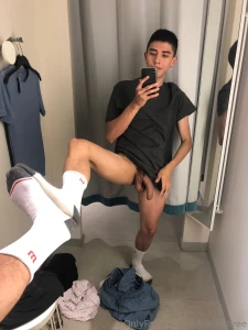 Wanna have fun in the dressing room full video just for fans
