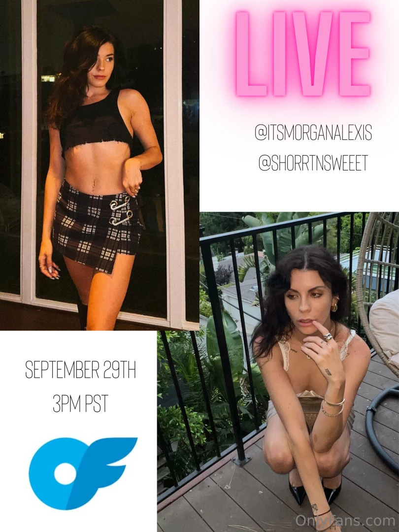 Today shorrtnsweeet and i will be going live together see u there 