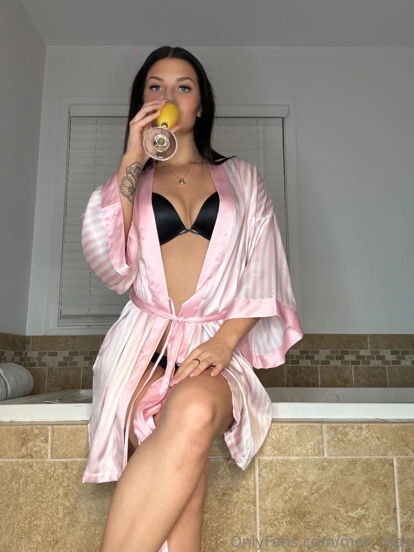 Nothing wrong with a mimosa and a little hot soapy bath on a tuesday 