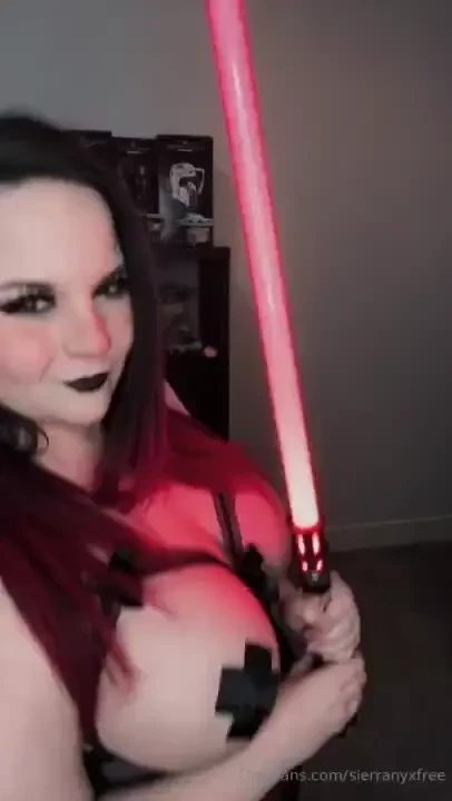 Can i play with your lightsaber instead 