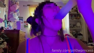 My throating progress 3 fyp throating dildo gooner goonettes